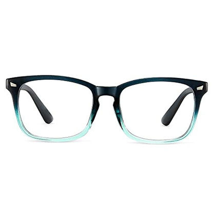 Picture of Cyxus Computer Blue Light Blocking Nerd Candy Glasses for Man and Woman, Anti Eye Strain Eyewear UV Headaches for Digital Screens
