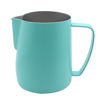 Picture of Dianoo Stainless Steel Frothing Pitcher Jug Steaming Pitcher Suitable For Coffee, Latte And Frothing Milk 600ml Blue