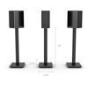 Picture of Atlantic Bookshelf Speaker Stands - Steel Construction, Pedestal Style & Built-in Wire Management, Support Bookshelf-Style Speakers up to 20 lbs. PN 77335799 - Black 2-Pack
