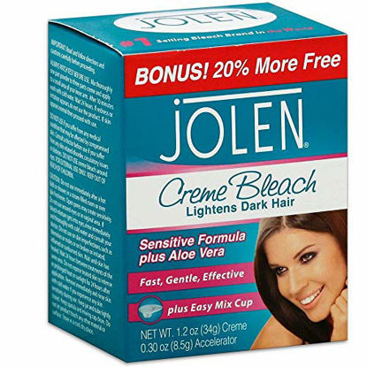 Picture of Jolen 1 Ounce Creme Bleach Mild Plus Aloe Vera (29ml) (2 Pack)