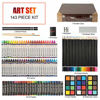 Picture of 143 Piece Deluxe Art Set, Artist Drawing&Painting Set, Art Supplies with Wooden Case, Professional Art Kit for Kids, Teens and Adults