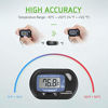Picture of VIVOSUN 1-Pack LCD Digital Aquarium Thermometer Fish Tank Water Terrarium Temperature with Suction Cup for Turtle