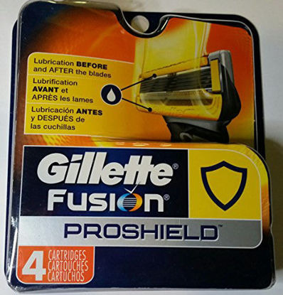 Picture of Gillette Fusion Proshield Refill Cartridges 4 Count -Made in USA