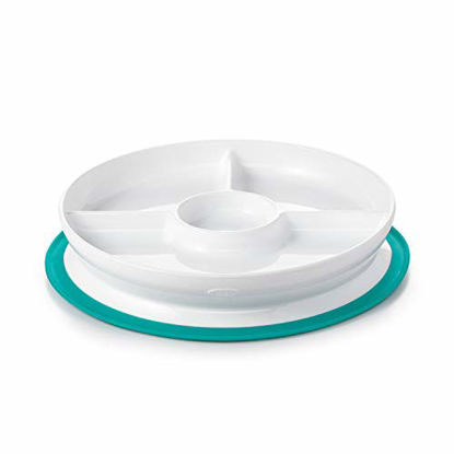 Picture of OXO Tot Stick & Stay Suction Divided Plate- Teal