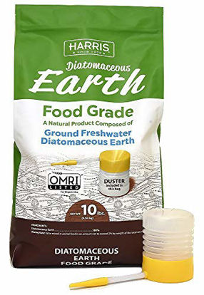 Picture of HARRIS Diatomaceous Earth Food Grade, 10lb with Powder Duster Included in The Bag