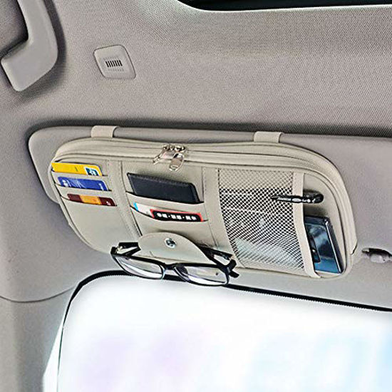 GetUSCart Da by Car Sun Visor Organizer Auto Interior Accessories