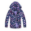 Picture of MGEOY Girls Rain Jackets Lightweight Waterproof Hooded Rain Coats Windbreakers for Kids Blue 10/12