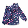 Picture of MGEOY Girls Rain Jackets Lightweight Waterproof Hooded Rain Coats Windbreakers for Kids Blue 10/12