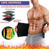 Picture of MOLUTAN Men Waist Trainer Trimmer for Weight Loss Tummy Control Compression Shapewear Sweat Belt Body Shaper (Black, Medium)
