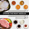 Picture of Grill Bump Meat Injector Syringe Kit for Smoker with 3 Flavor Food Injector Syringe Meat Needles, Injection Marinades Brine for Meat, Turkey; 2-oz, Including Paper and E-Book (PDF) User Manual