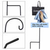Picture of FORUP Plant Label, 10pcs Garden Markers Signs Labels, Weatherproof Reusable Natural Slate Hanging Tags on Stainless Steel Metal Rod for Flower Bed, Pots, Planters