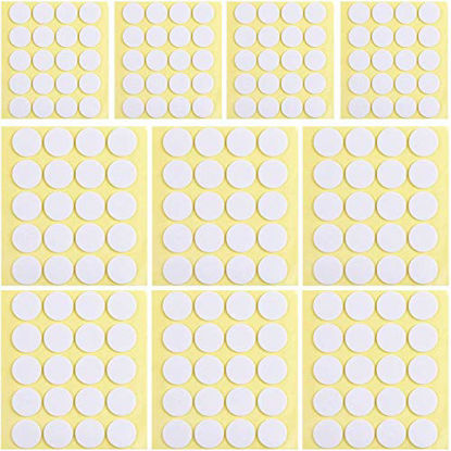 Picture of 400pcs Candle Wick Stickers, Heat Resistance Candle Making Double-Sided Stickers