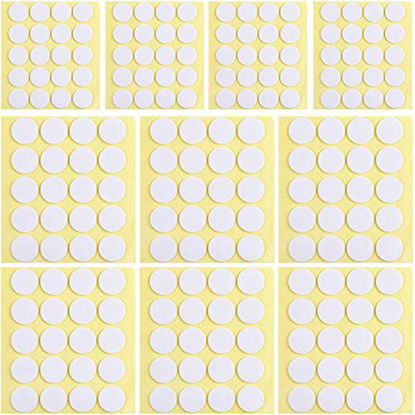 Picture of 400pcs Candle Wick Stickers, Heat Resistance Candle Making Double-Sided Stickers