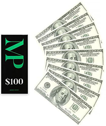 Picture of Money Printer Fake Money That Looks Real - Realistic Prop Money - Play Money for Kids, 100 Dollar Bills Movie Money, Pack of 100 Banknotes in Gift Box