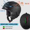 Picture of TurboSke Ski Helmet, Snowboard Helmet, Snow Sports Helmet for Men Women and Youth (Black, L)