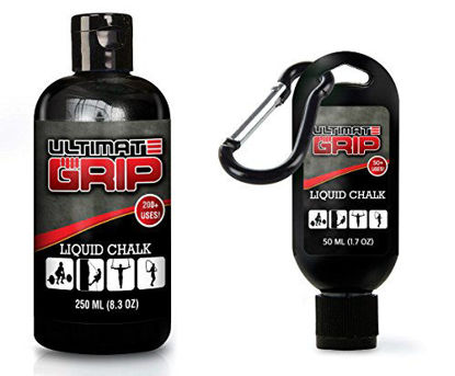 Picture of Ultimate Grip Liquid Sports Chalk - 250ml + 50ml - Over 250 Uses - 100% Fully Refundable