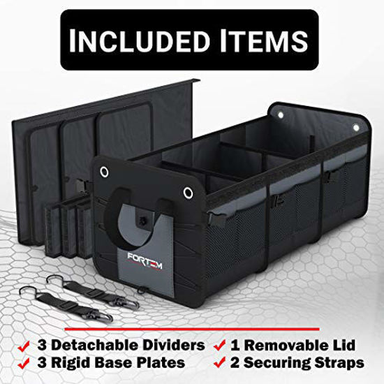 GetUSCart FORTEM Car Trunk Organizer, SUV Trunk Organizer, Car Storage