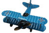 Picture of Large 8.5'' Hang Retro Airplane Aircraft Model,Home Office Decor Ornament Model,Home Office Desktop Decoration, Retro World War I German Wings Model,ww1 Aircraft Model (Blue)