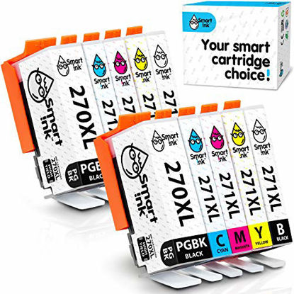 Picture of Smart Ink Compatible Ink Cartridge Replacement for Canon PGI 270 XL CLI 271 PGI-270 CLI-271 (2 PGBK/BK/C/M/Y,10 Pack Combo)