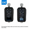 Picture of JJC H6 Protective Carrying Storage Pouch Case Bag for Zoom H6 & H6 All Black 2020 Version Handy Portable Recorder replaces Zoom PCH-6 Case, with Clear Visible Front Face Cover Protector