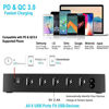 Picture of 105W Charging Station for USB-C Laptop,MacBook Pro/Air,Samsung,Multiple Devices,COSOOS 6-Port USB Charger Station with Power Delivery USB-C, 7 Mixed USB Cable