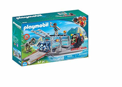 Picture of Playmobil Enemy Airboat with Raptor Building Set