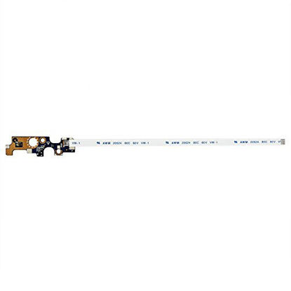 Picture of GinTai Power Button Switch Board Replacement for Dell Inspiron 15.6" 15 5555 3558 5551 5566 5558 P51F 94MFG 10W9N 14-5455 14-5458 LS-B844P with Cable