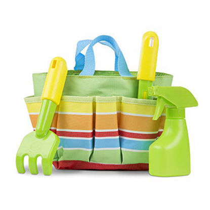 Picture of Melissa & Doug Sunny Patch Giddy Buggy Toy Gardening Tote Set With Tools
