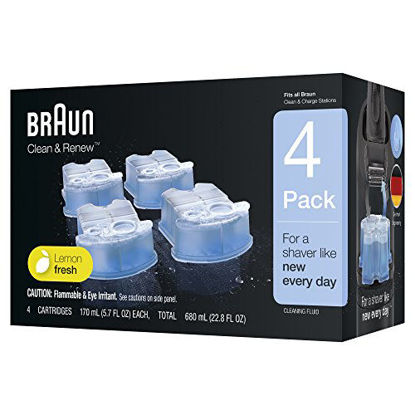 Picture of Braun Clean & Renew Refill Cartridges CCR - 4 pack