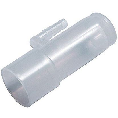 Picture of 2 pcs Oxygen Adapter Enrichment Port Connector fits CPAP Tubing Hose Model 1642 by NAKO Group