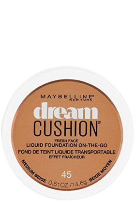 Picture of Maybelline New York Dream Cushion Fresh Face Liquid Foundation, Medium Beige, 0.51 Ounce