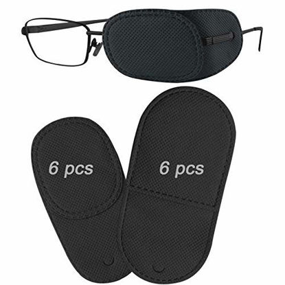 Picture of 12PCS Eye Patches for Adults Kids, Medical Eye Patch for Glasses, Treat Lazy Eye Amblyopia Strabismus Patch, 2 Size