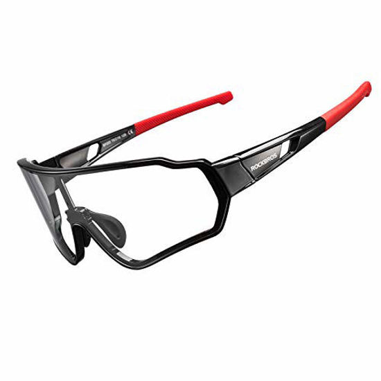 GetUSCart- ROCKBROS Photochromic Sunglasses for Men Women Cycling