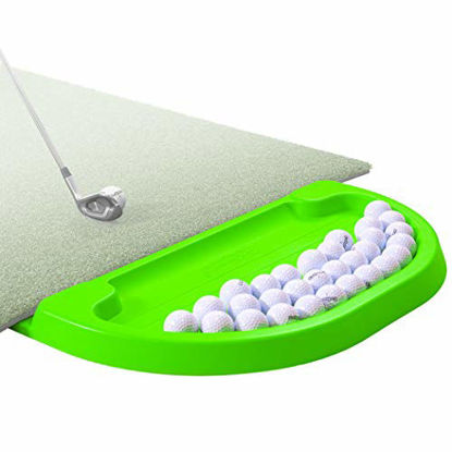 Picture of GoSports All-Weather Golf Ball Tray, Great Accessory for Home Practice and Compatible with All Hitting Mats