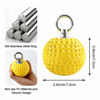 Picture of ZNCMRR Climbing Pull Up Power Ball Hold Grips with Straps, Non-Slip Hand Grips Strength Trainer Exerciser for Bouldering, Pull-up, Kettlebells, Fitness, Workout