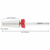 Picture of PANA Nail Carbide 5 in 1 Bit - Two Way Rotate use for Both Left and Right Handed - Fast remove Acrylic or Hard Gel - 3/32" Shank - Manicure, Nail Art, Drill Machine (Fine, Silver)