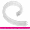 Picture of Selizo 30 Pack Chain Necklace Bulk Jewelry Making Chains Silver Plated Necklace Chains for Necklace Jewelry Making, 1.2 mm (20 Inches)