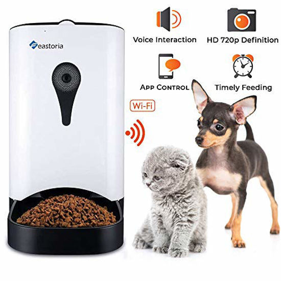 Curated visual reference: Programmable Dog Feeder With Timer Reference: Getuscart Feastoria Automatic Pet Feeder With Hd Camera And 4