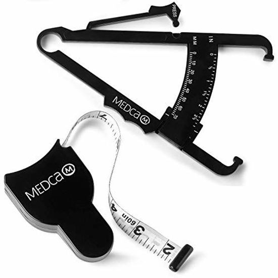 GetUSCart MEDca Body Tape Measure and Skinfold Caliper for Body Set