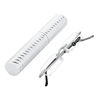 Picture of TERAISE Upgrade Lightweight Reading Glasses Frameless Readers clear lens for Men and Women w/Pen Clip Tube Case (2.5X)