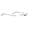 Picture of TERAISE Upgrade Lightweight Reading Glasses Frameless Readers clear lens for Men and Women w/Pen Clip Tube Case (2.5X)