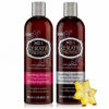 Picture of HASK KERATIN PROTEIN Smoothing Shampoo + Conditioner Set for All Hair Types, Color Safe, Gluten-Free, Sulfate-Free, Paraben-Free, Cruelty-Free - 1 Shampoo and 1 Conditioner