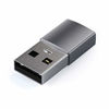 Picture of Satechi Type-A to Type-C Adapter Converter - USB-A Male to USB-C Female - Compatible with iMac, MacBook Pro/MacBook, Laptops, PC, Computers and More (Space Gray)