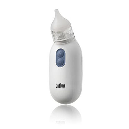 Picture of Braun Nasal Aspirator - Quickly and Gently Clear Stuffed Infant Noses, Toddler and Baby Nasal Aspirator with Two Adjustable Nasal Tips and Two Suction Levels