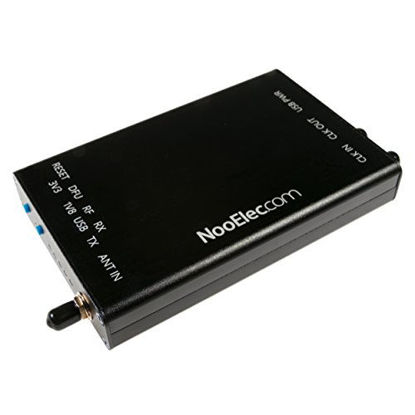 Picture of NooElec Extruded Aluminum Enclosure Kit for HackRF One by Great Scott Gadgets (Black)