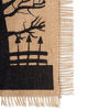 Picture of DII 14x74" Jute/Burlap Table Runner, Haunted House - Perfect for Halloween, Dinner Parties and Scary Movie Nights