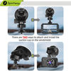 Picture of Sportway S30 Dash Cam Suction Mount with 10pcs Joints for REXING,Z-Edge,Old Shark,YI,KDLINKS,Falcon Zero,Transcend,Crosstour,VANTRUE,GoPro Hero and Most Other Dash Cameras DVR GPS