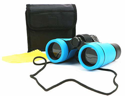 Picture of Scotamalone Kids Binoculars Shock Proof Toy Binoculars Set for Age 3-12 Years Old Boys Girls Bird Watching Educational Learning Hunting Hiking Birthday Presents
