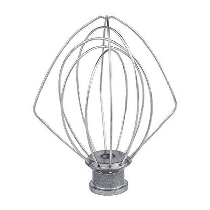 Picture of Kitchpower K45WW Wire Whip Attachment for Tilt-Head Stand Mixer for KitchenAid, Stainless Steel Egg Cream Stirrer, Flour Cake Balloon Whisk