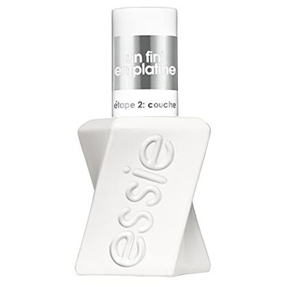 Picture of essie Gel Couture Platinum Grade Finish Top Coat, 0.46 Ounces (Packaging May Vary)